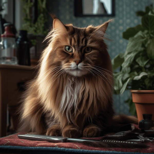 Additional Grooming Considerations for Long Haired Cats