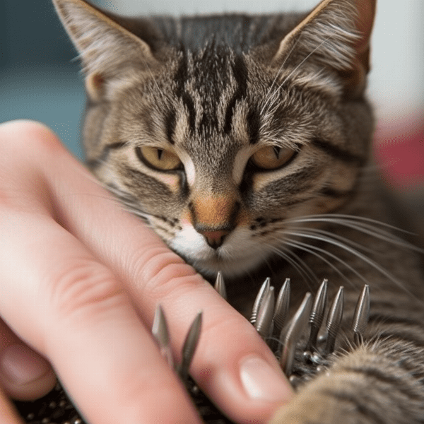 Alternatives to Restraint for Cat Nail Clipping