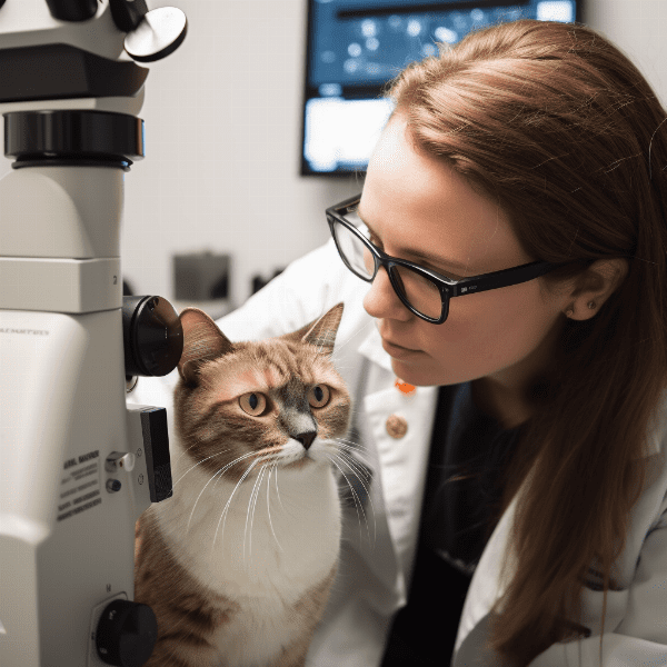 Diagnosing Cat Eye Infection