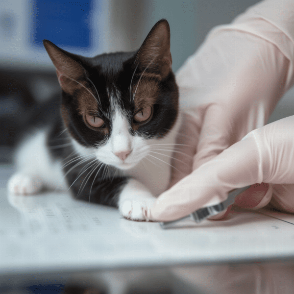 Diagnosis of Feline Toe Cancer