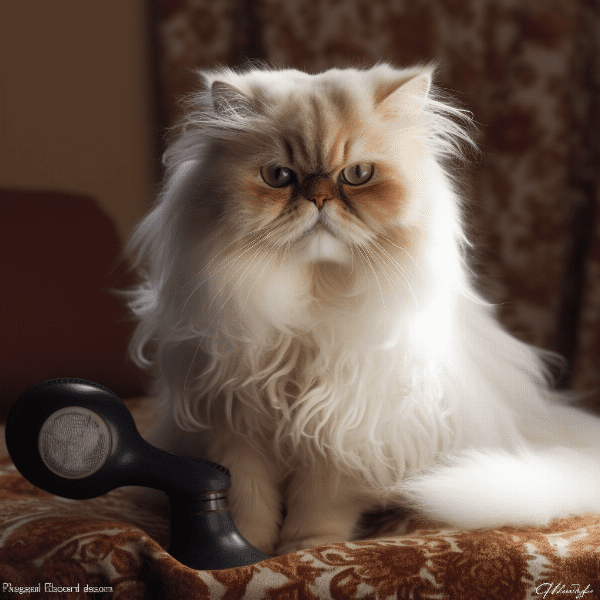 Drying and Brushing Your Persian Cat After Bathing