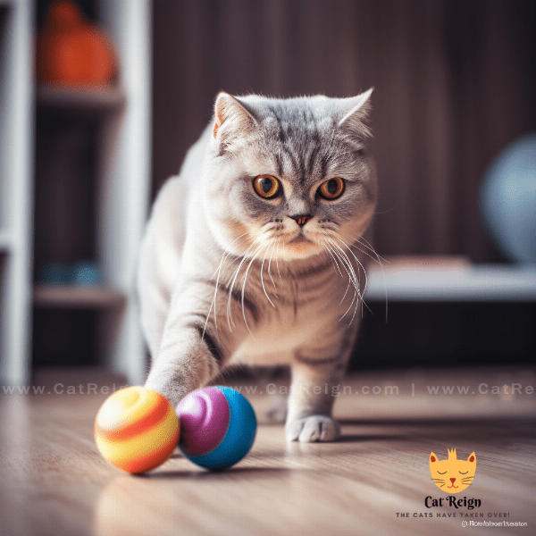 Exercise and Playtime for Scottish Fold Cats