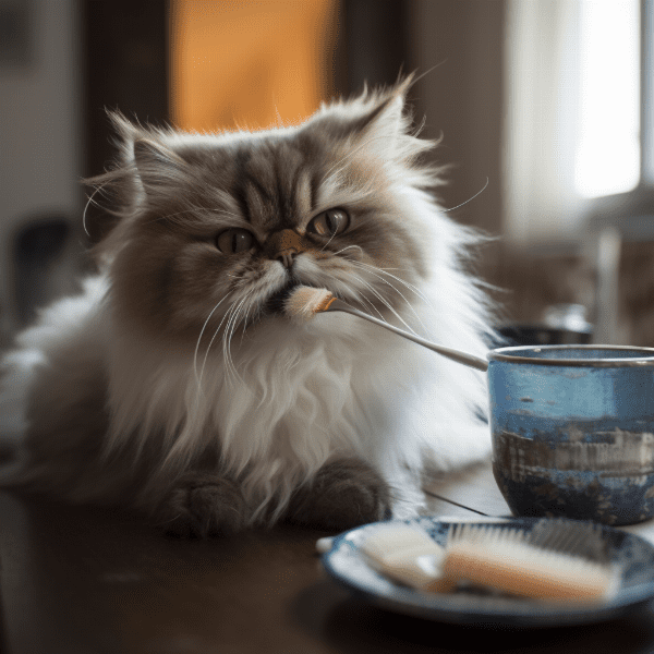 Getting Your Persian Cat Used to Tooth Brushing