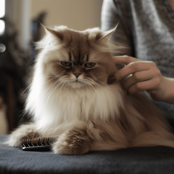 Grooming Your Persian Cat Between Shaves