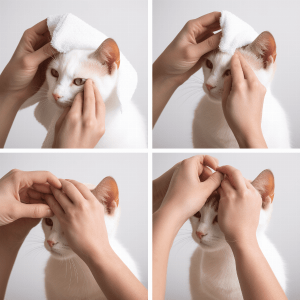 Step-by-step guide for cleaning your cat's ears